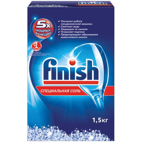 Соль для посудомоющих машин FINISH (Финиш) 1,5кг