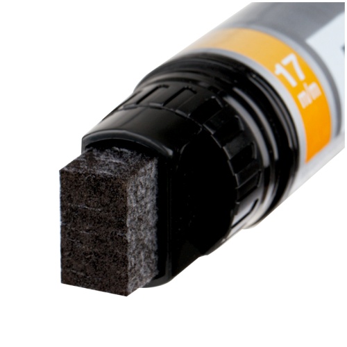 Маркер перманентный промышленный Line Plus "PER-2617" черный, скошенный, 17мм