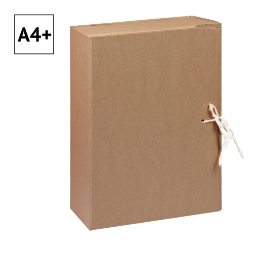 Короб архивный с завязками OfficeSpace разборный, без покрытия, 100мм, клапан МГК, до 900л