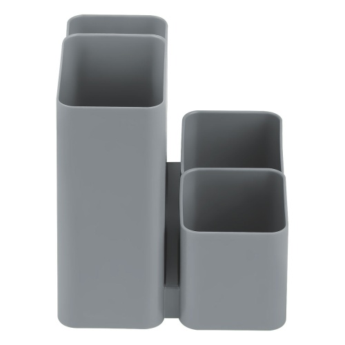 Настольная подставка СТАММ "Юниор", пластиковая, серая