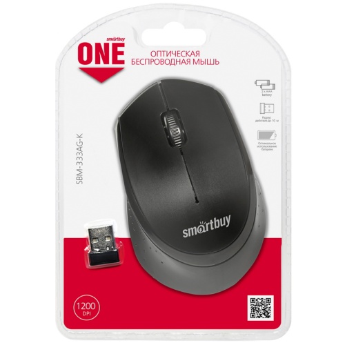 Мышь беспроводная Smartbuy SBM-333AG-K черный Мышь беспроводная Smartbuy SBM-333AG-K черный