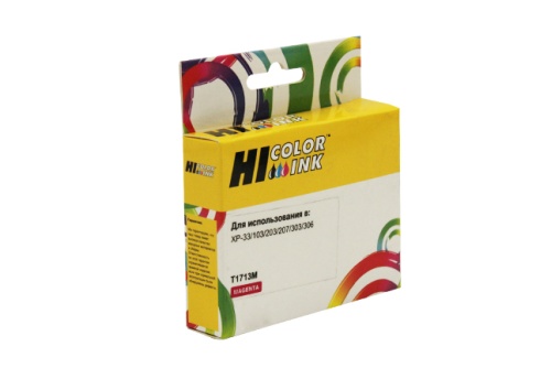 Картридж Hi-Black (HB-T1713) для Epson XP-33/103/203/207/306/406, M Картридж Hi-Black (HB-T1713) для Epson XP-33/103/203/207/306/406, M