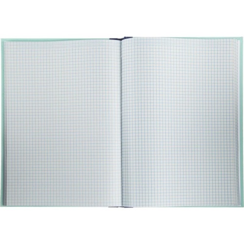 Книга учета 96 листов А4 в клетку на сшивке блок газетная бумага (обложка - плотный картон)