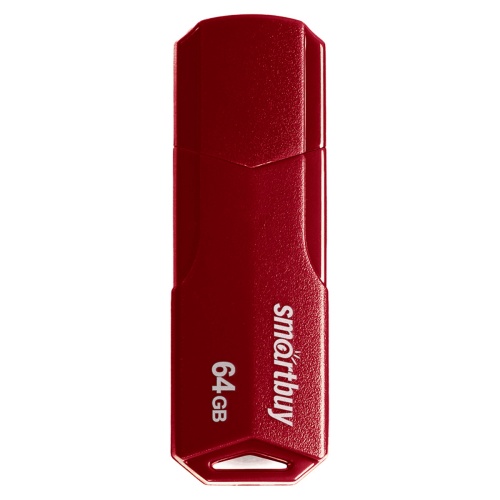 Память USB Flash 64 GB Smartbuy "Clue" USB 2.0 Flash Drive, бордовый