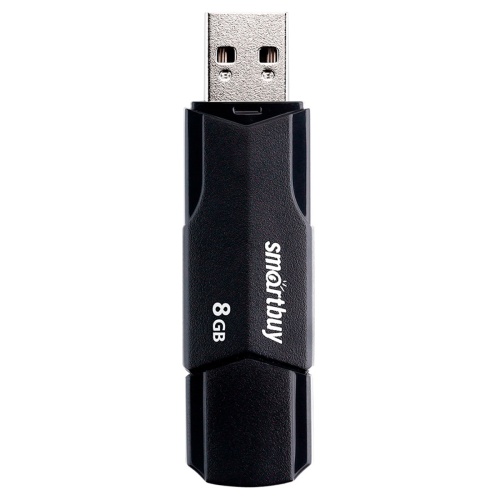 Память USB Flash 8 GB Smartbuy "Clue" USB 2.0 Flash Drive, черный