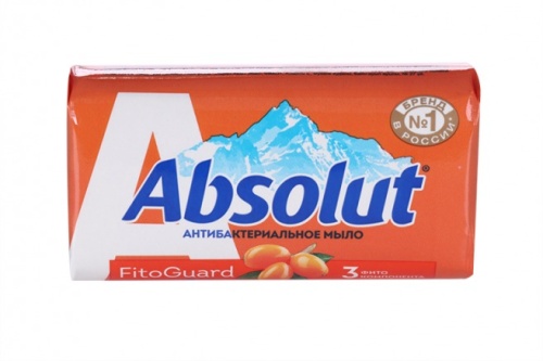 Мыло туалетное 90 г, Absolut NATURE FitoGuard антибактериальное Облепиха
