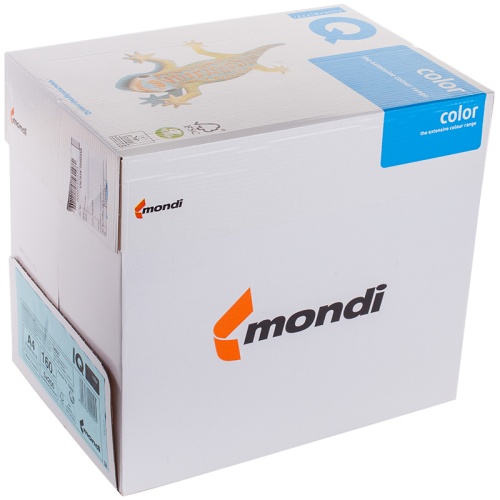 Бумага IQ "Color pale" А4, 160г/м2, 250л. (голубой)