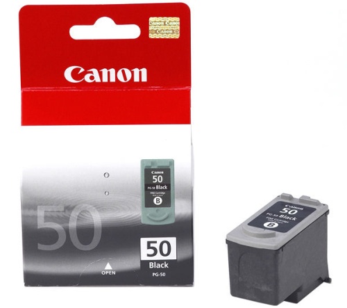 Картридж струйный CANON (PG-50) PIXMA MP150/170/450/160/460/JX200/500, черный, оригинальный, увеличе