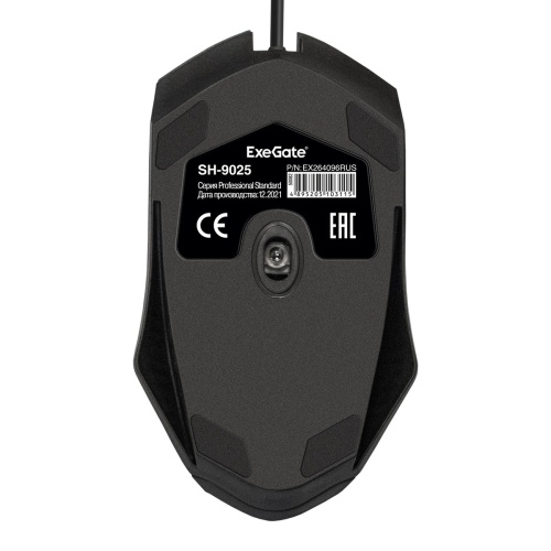 Мышь проводная ExeGate SH-9025 черный