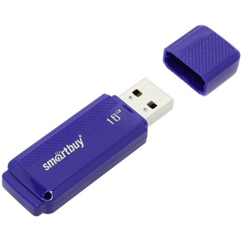 Память USB Flash 16 GB Smartbuy "Dock" USB 2.0 Flash Drive, синий Память USB Flash 16 GB Smartbuy "Dock" USB 2.0 Flash Drive, синий