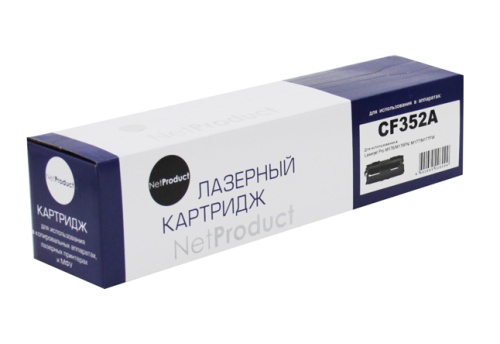Картридж HP (CF352A) CLJ Pro MFP M176N/M177FW, Y, 1K NetProduct