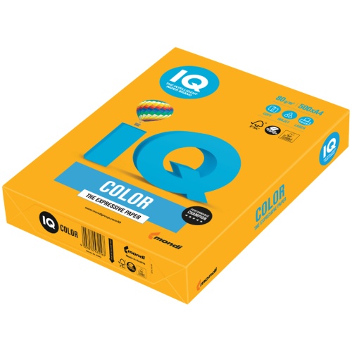 Бумага IQ "Color trend" А4, 80г/м2, 500л. (старое золото)