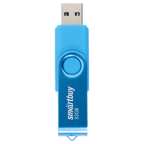 Память USB Flash 32 GB Smartbuy "Twist" USB 2.0 Flash Drive, синий Память USB Flash 32 GB Smartbuy "Twist" USB 2.0 Flash Drive, синий