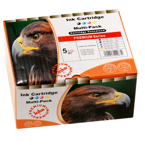 Картриджи для принтера Canon PGI-470/CLI-471 XL INKO для Canon Pixma MG5740, MG6840, TS5040, TS6040 