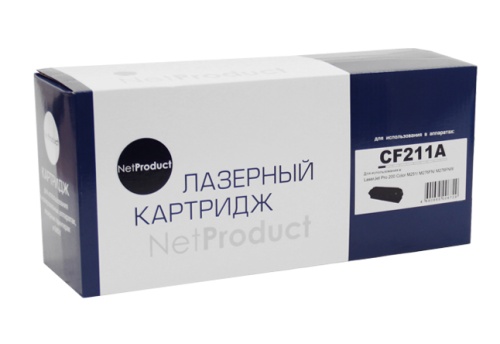 Картридж HP (CF211A) CLJ Pro 200 M251/MFPM276, №131A, Cyan, 1,8K NetProduct Картридж HP (CF211A) CLJ Pro 200 M251/MFPM276, №131A, Cyan, 1,8K NetProduct