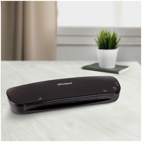 Ламинатор OfficeSpace LM100, А4, 60-125мкм, 2 вала, скорость 25см/мин, холодное ламинирование