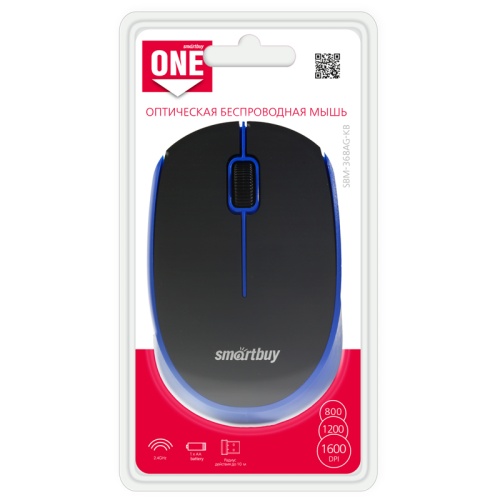 Мышь беспроводная Smartbuy ONE 368AG черный, серый Мышь беспроводная Smartbuy ONE 368AG черный, серый