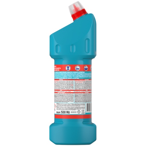 Чистящее средство универсальное Domestos "Свежесть Атлантики", гель, 1,5л Чистящее средство универсальное Domestos "Свежесть Атлантики", гель, 1,5л