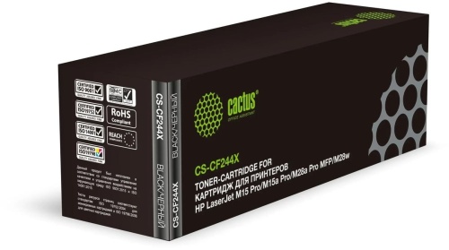 Картридж CS-CF244X черный (2000 стр.) для HP HP LJ M15 Pro/M15a Pro/M28a Pro MFP/M28w Pro MFP Cactus