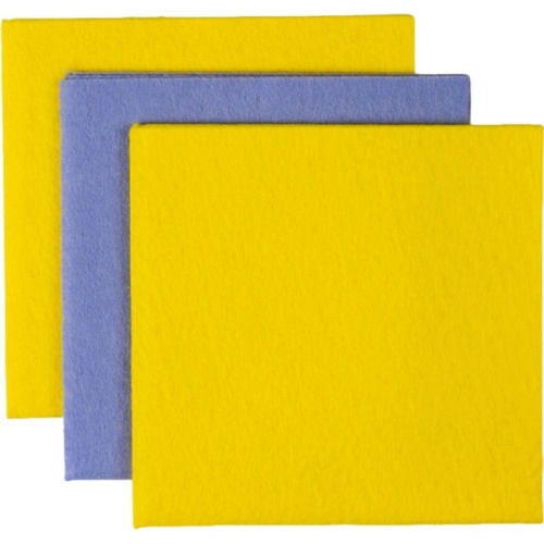 Салфетки хозяйственные Paclan вискоза/полиэстер 38x38 см 110 г/кв.м (3 штуки в упаковке) 410018/1410018 410018/1410018