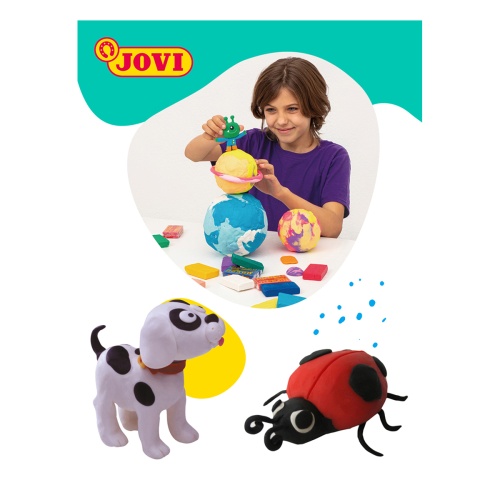 Пластилин JOVI, 10 цветов, 500г, растительный, картон Пластилин JOVI, 10 цветов, 500г, растительный, картон