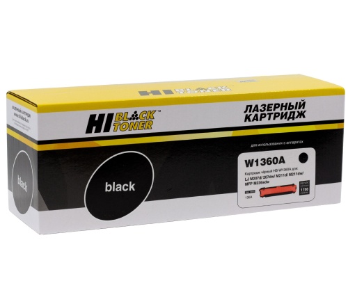 Картридж HP (W1360A) LJ M207d/207dw/M211d/M211dw/MFP M236sdw 1.15K (без чипа) Hi-Black