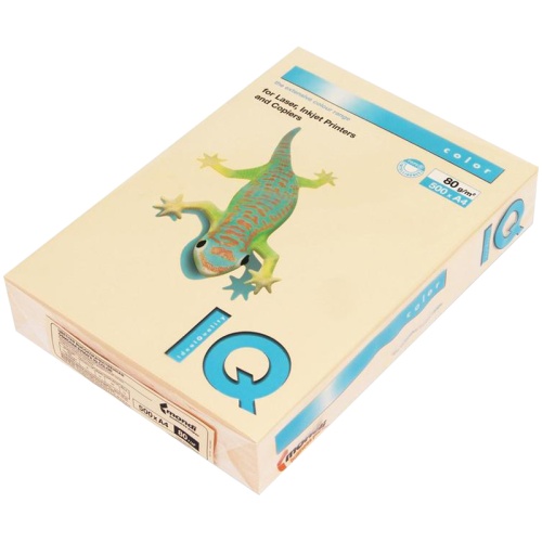 Бумага IQ "Color pale" А4, 80г/м2, 500л. (лососевый)
