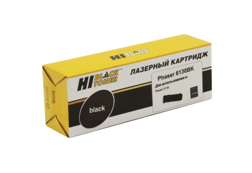 Картридж Xerox (106R01285/106R01281) Phaser 6130, Восстанов., Bk, 2K Hi-Black