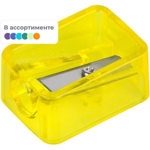 Точилка для карандашей Deli пластиковая (1 отверстие) Точилка для карандашей Deli пластиковая (1 отверстие)