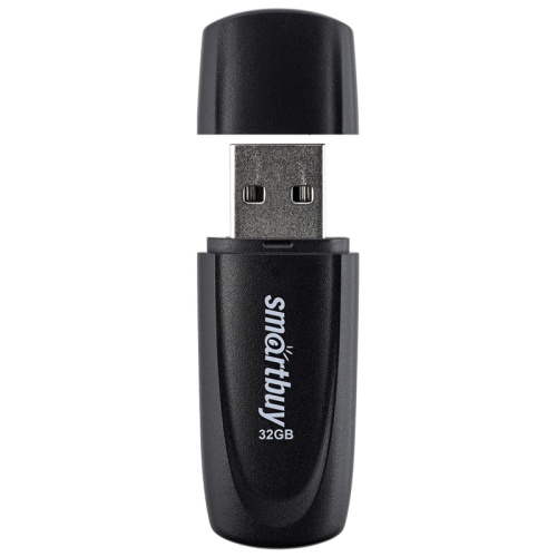 Память USB Flash 32 GB Smartbuy "Scout" USB 2.0 Flash Drive, черный