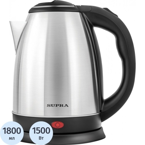 Чайник электрический SUPRA KES-1801S, 1,7 л, 2200 Вт, пластик