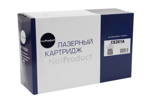Картридж HP (CE261A) CLJ CP4025/4525, Восстановленный, C, 11K NetProduct
