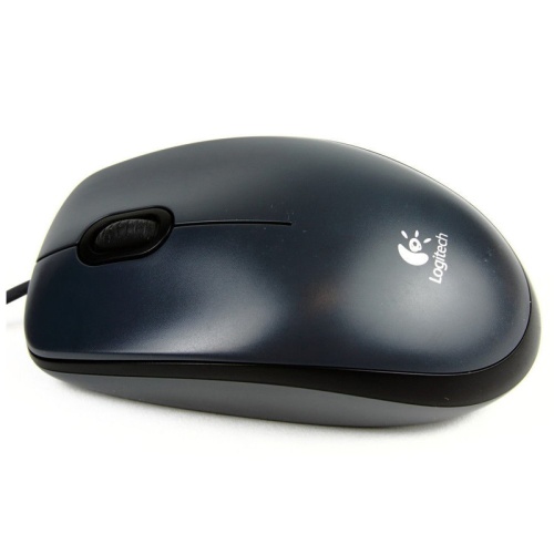 Мышь проводная Logitech M100 Dark Mouse серый Мышь проводная Logitech M100 Dark Mouse серый