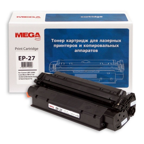 Картридж Canon (EP-27) MF-3110/3228/3240/LBP-3200, Bk, 2,5K Promega print