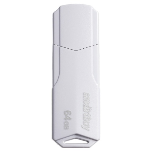 Память USB Flash 64 GB Smartbuy "Clue" USB 2.0 Flash Drive, белый
