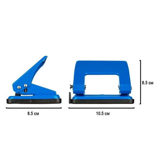Дырокол Attache Economy до 20 листов, с линейкой, металл, синий Дырокол Attache Economy до 20 листов, с линейкой, металл, синий
