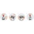 Штамп самонаборный металл. 9 строк S2600-Set 37х58мм 2 кассы Colop