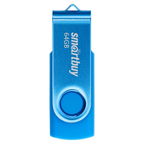 Память USB Flash 64 GB Smartbuy "Twist" USB 2.0 Flash Drive, синий