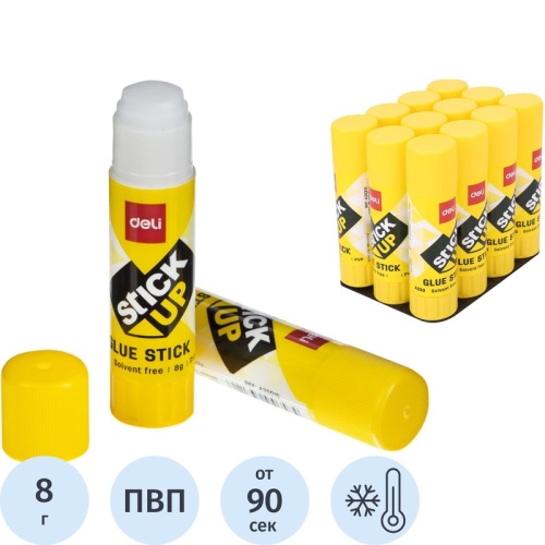 Клей-карандаш Deli Stick UP 8 г Клей-карандаш Deli Stick UP 8 г