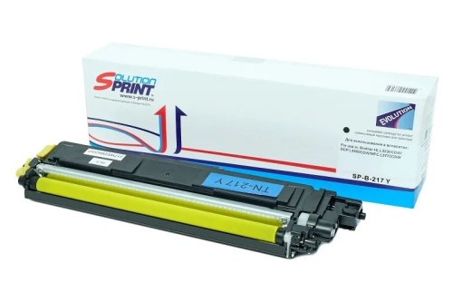 Картридж (TN-217Y) L3550CDW/L3230CDW/L3770CDW, 2,3K, Solution Print Картридж (TN-217Y) L3550CDW/L3230CDW/L3770CDW, 2,3K, Solution Print