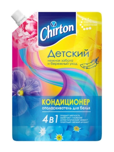 Кондиционер для белья Chirton (Чиртон) 750мл для детского белья дой-пак