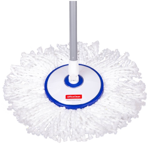 Набор для уборки OfficeClean Professional ведро 5л с отжимом и педалью, швабра с круглой насадкой 266768 266768