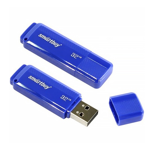 Память USB Flash 32 GB Smartbuy "Dock" USB 2.0 Flash Drive, синий