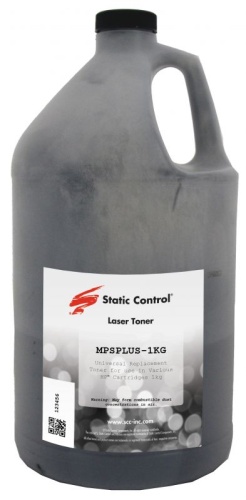 тонер hp lj 1010-9000/p2015/p2055 mpsplus-1kg, bk, 1 кг, static control
