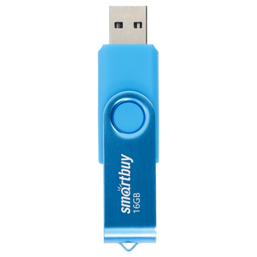 Память USB Flash 16 GB Smartbuy "Twist" USB 2.0 Flash Drive, синий