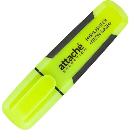 Текстовыделитель Attache Selection Neon Dash желтый (толщина линии 1-5 мм)