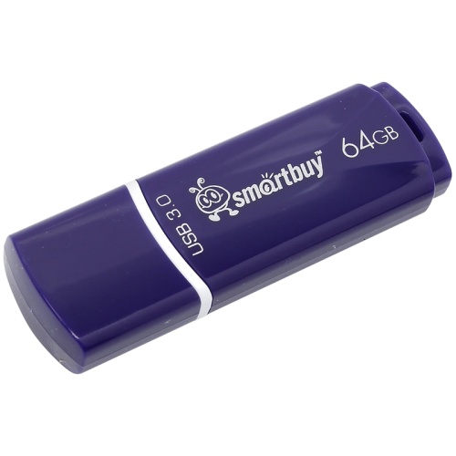 Память USB Flash 64 GB Smartbuy "Crown" USB 3.0 синий