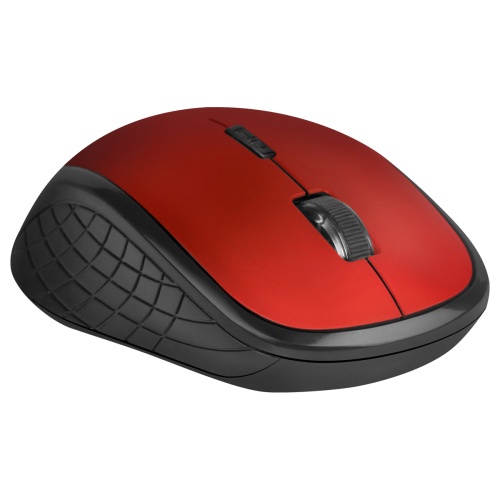 Мышь беспроводная Defender Hit MM-415 черный, красный