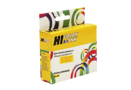 Картридж Hi-Black (HB-CN056AE) для HP Officejet 6100/6600/6700, №933XL, Y Картридж Hi-Black (HB-CN056AE) для HP Officejet 6100/6600/6700, №933XL, Y