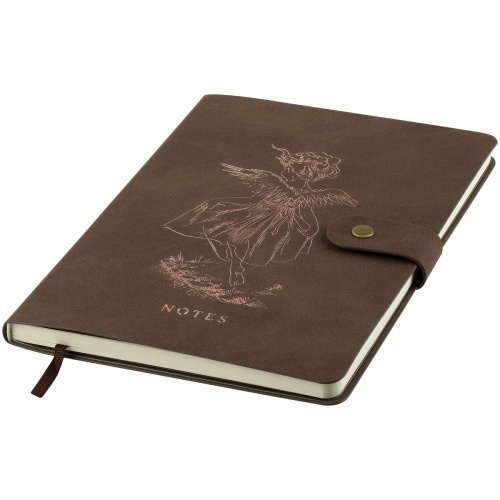 Записная книжка А5 80л., ЛАЙТ, кожзам, Greenwich Line "Outline. Angel from heaven", с замком, тиснен